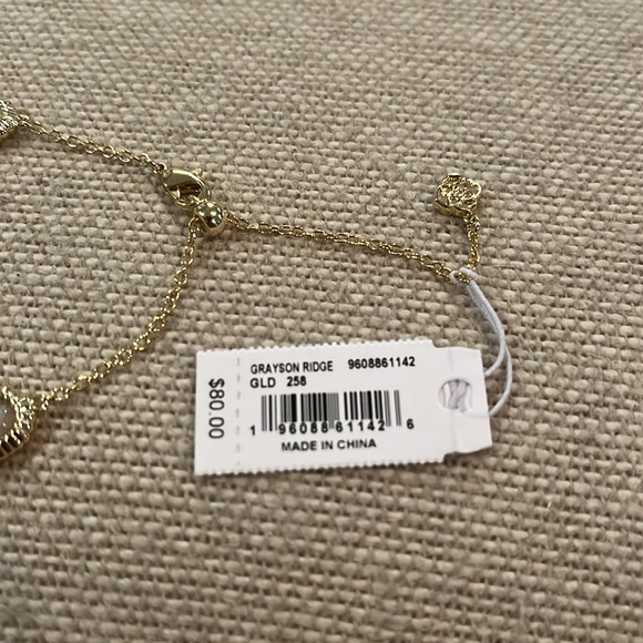 Kendra Scott Grayson Ridge 14K Plated Link Bracelet/NWT - Picture 3 of 7